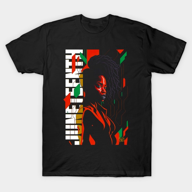 06/19/2023 juneteeth - emancipation of enslaved African Americans T-Shirt by design-lab-berlin